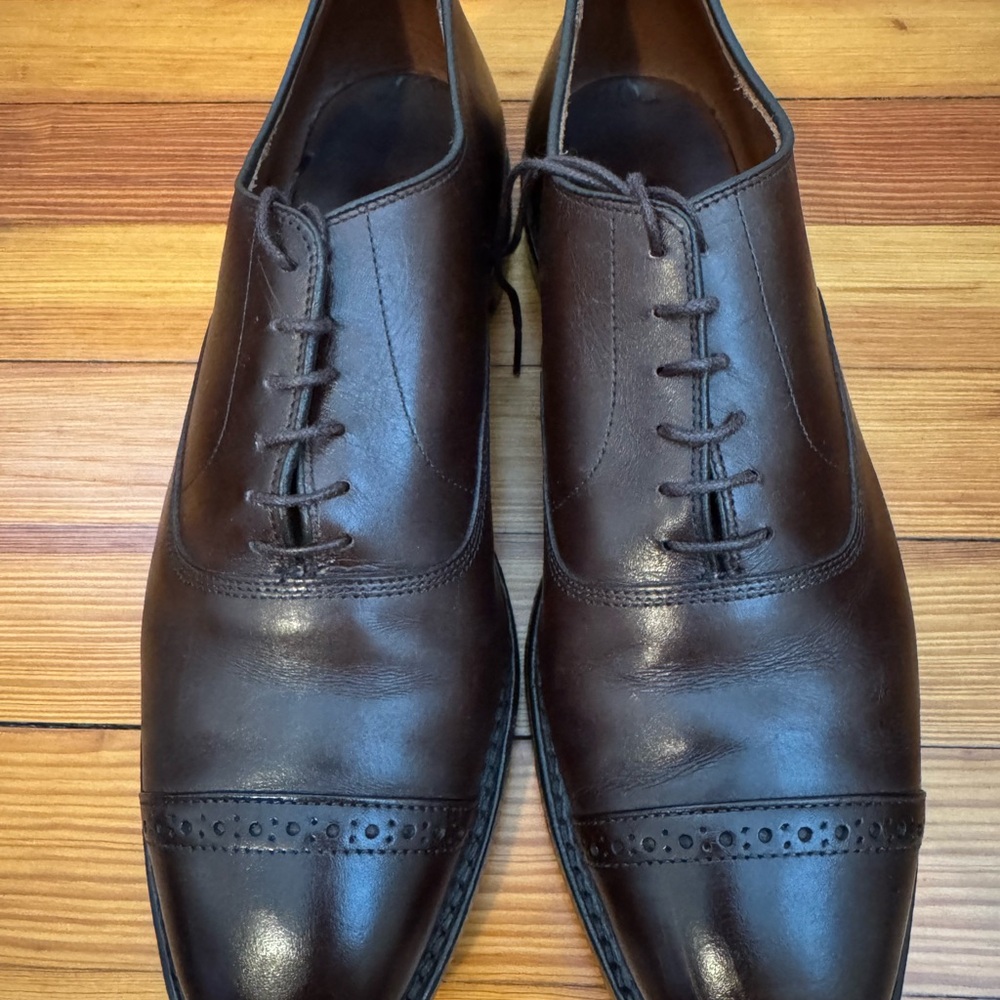 ALLEN EDMONDS Fifth Avenue Oxford Dress Shoe - Brown Size 10.5E